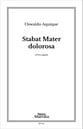 Stabat Mater dolorosa SATB choral sheet music cover